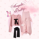 Oneset Pinky Girl Remaja Dewasa Korean Style - KK218